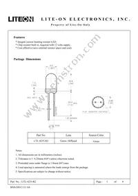 LTL-4233-R2 Datasheet Cover