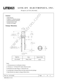 LTL-4236N Datasheet Cover