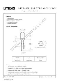 LTL-4238 Datasheet Cover