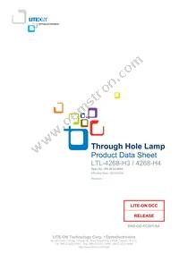 LTL-4268-H4 Datasheet Cover