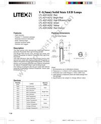 LTL-4291 Datasheet Cover
