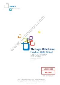 LTL-42M3NHKP Datasheet Cover