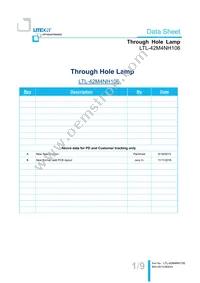 LTL-42M4NH106 Datasheet Page 2