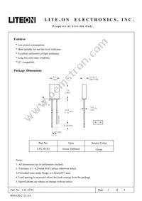 LTL-433G Datasheet Cover