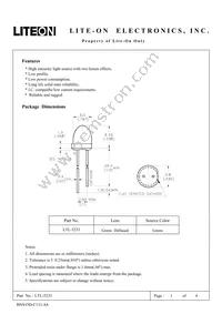 LTL-5233 Datasheet Cover