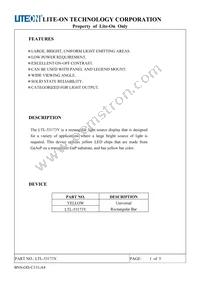 LTL-53173Y Datasheet Cover