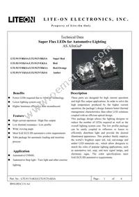 LTL-912VRKSA Datasheet Cover