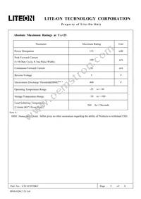 LTL1CHTBK2 Datasheet Page 2