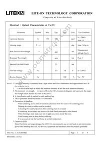 LTL1CHTBK3 Datasheet Page 3