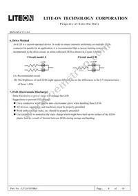 LTL1CHTBK4 Datasheet Page 9