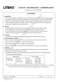 LTL1CHTBK5 Datasheet Page 8