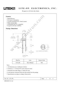 LTL201 Datasheet Cover