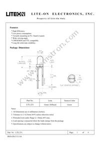 LTL231 Datasheet Cover