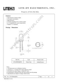 LTL2H3KGKNN Datasheet Cover