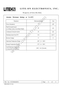 LTL2H3KGKNN Datasheet Page 2