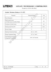 LTL2H3KSK Datasheet Page 3