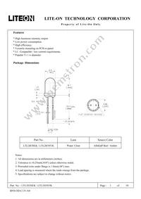 LTL2H3SYK Datasheet Cover