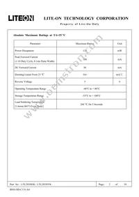 LTL2H3SYK Datasheet Page 2