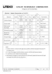 LTL2H3SYK Datasheet Page 3