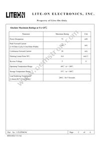 LTL2P3KYK Datasheet Page 2