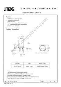 LTL2P3KYKP Datasheet Cover