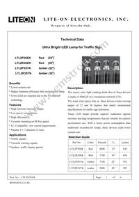 LTL2P3SEK Datasheet Cover