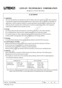 LTL2P3TBK5 Datasheet Page 8