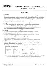 LTL2R3EW3KS Datasheet Page 8