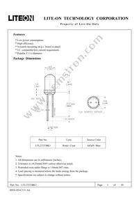 LTL2T3TBK3 Datasheet Cover