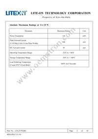 LTL2T3TGK6 Datasheet Page 3