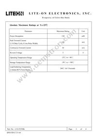 LTL353TBK Datasheet Page 2