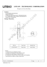 LTL42CW65AT Datasheet Cover