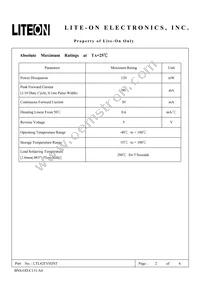 LTL42EVHJNT Datasheet Page 2