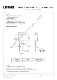 LTL5H3SRKS Datasheet Cover