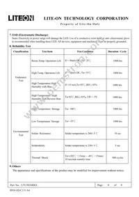 LTL5H3SRKS Datasheet Page 8