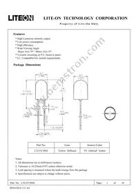 LTL5V3SSS Datasheet Cover