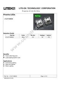 LTL911CBKS5 Datasheet Cover