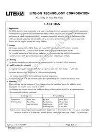 LTL911CBKS5 Datasheet Page 9