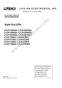 LTL912TGKS Datasheet Cover