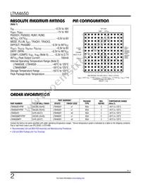 LTM4650MPY Datasheet Page 2