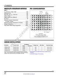 LTM8005HY#PBF Datasheet Page 2