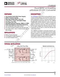 LTM8049IY Datasheet Cover