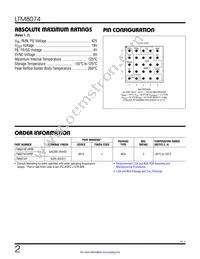 LTM8074IY Datasheet Page 2