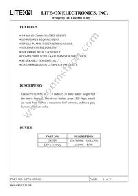 LTP-14158AG Datasheet Page 2