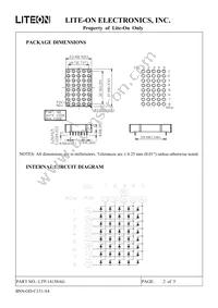 LTP-14158AG Datasheet Page 3