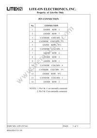 LTP-1557AG Datasheet Page 3