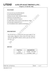 LTP-2057AG Datasheet Page 2