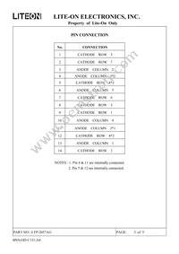 LTP-2057AG Datasheet Page 4