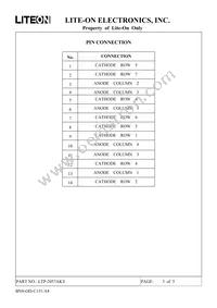 LTP-2057AKY Datasheet Page 3