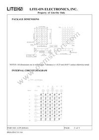 LTP-2058AG Datasheet Page 3